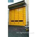 Puerta de PVC de apilamiento de tela resistente al viento industrial